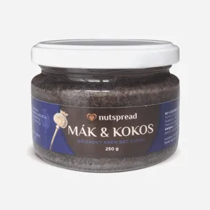 Kokosovo - makové máslo