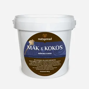 Kokosovo-makové máslo