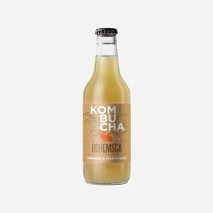 Kombucha mango a marakuja 12 x 330 ml