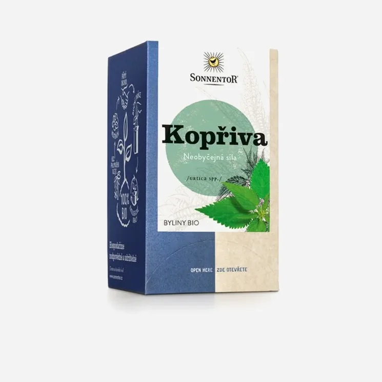 Kopřiva porcovaný dvoukomorový BIO 6 x 18 g