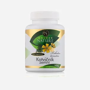 Kotvičník zemní 90 % saponinu 100 tablet