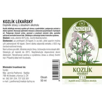 Kozlík lékařský 6 x 50 ml