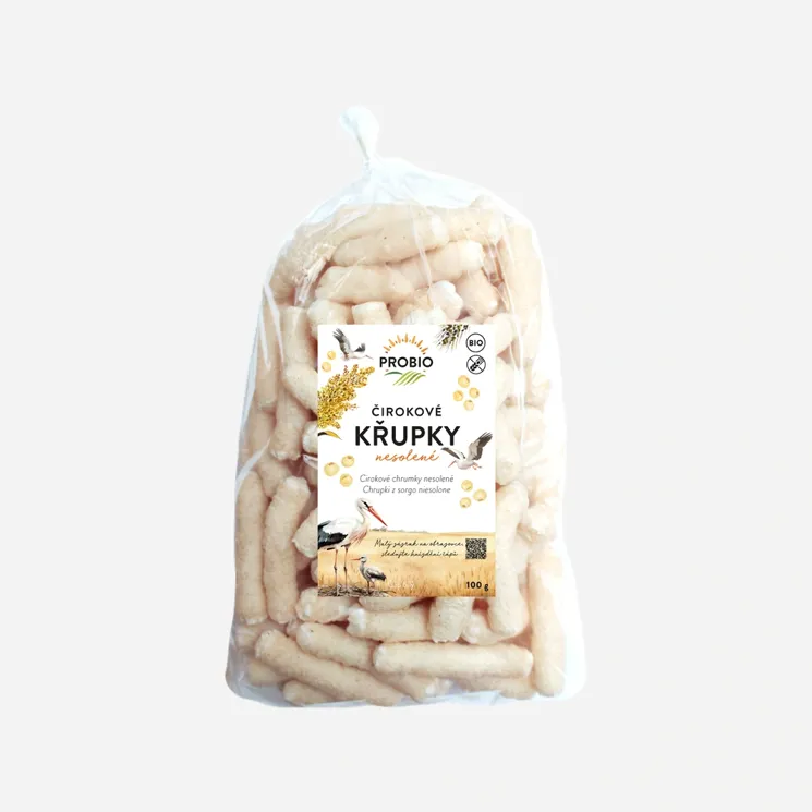 Křupky čirokové nesolené BIO 6 x 100 g