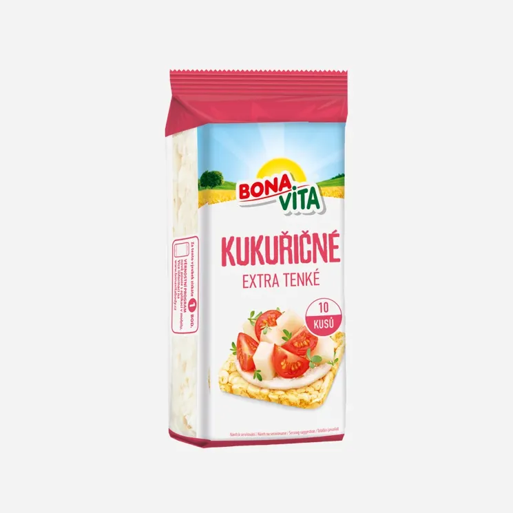 Kukuřičné chlebíčky extra tenké