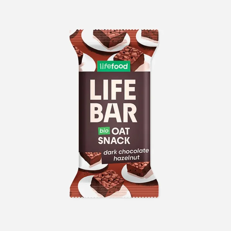 Lifebar Oat snack brownie BIO 12 x 40 g