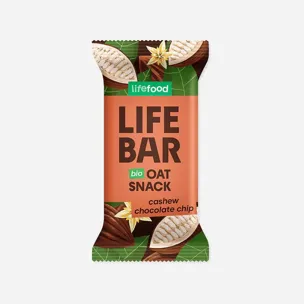 Lifebar Oat snack s kousky čokolády BIO