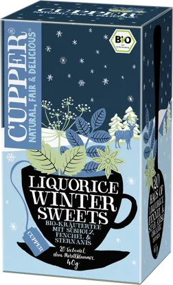 Liquorice Winter Sweets BIO 6 x 20 sáčků