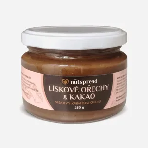 Lískooříškové máslo s kakaem 6 x 250 g