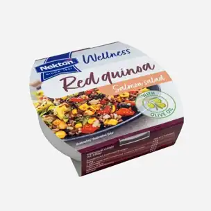 Lososový salát WELLNES RED QUINOA 6 x 160 g