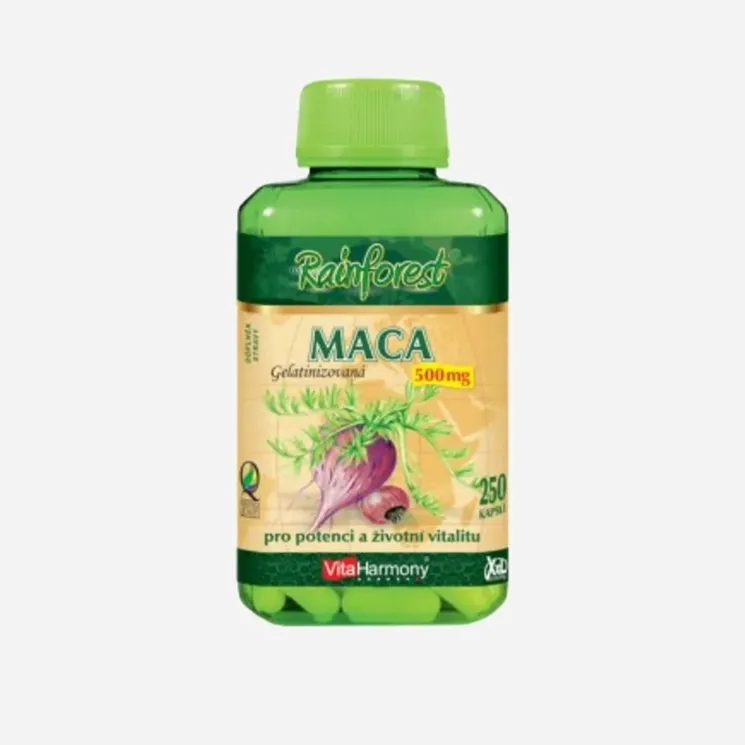 MACA 500 mg - XXL economy 6 x 250 kapslí
