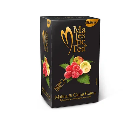 Majestic Tea Malina a Camu Camu 6 x 20 sáčků