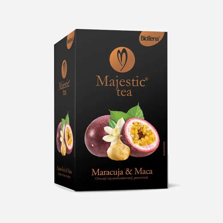 Majestic Tea maracuja a maca 6 x 20 sáčků