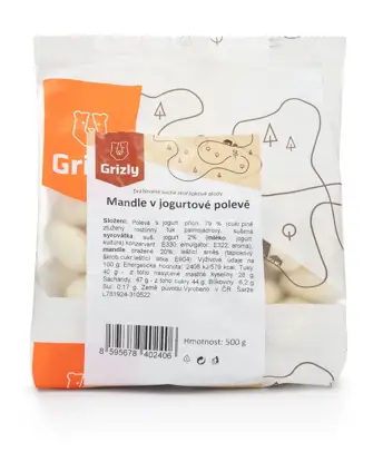 Mandle v jogurtové polevě 6 x 500 g