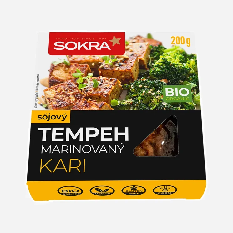 Marinovaný tempeh sójový - Kari