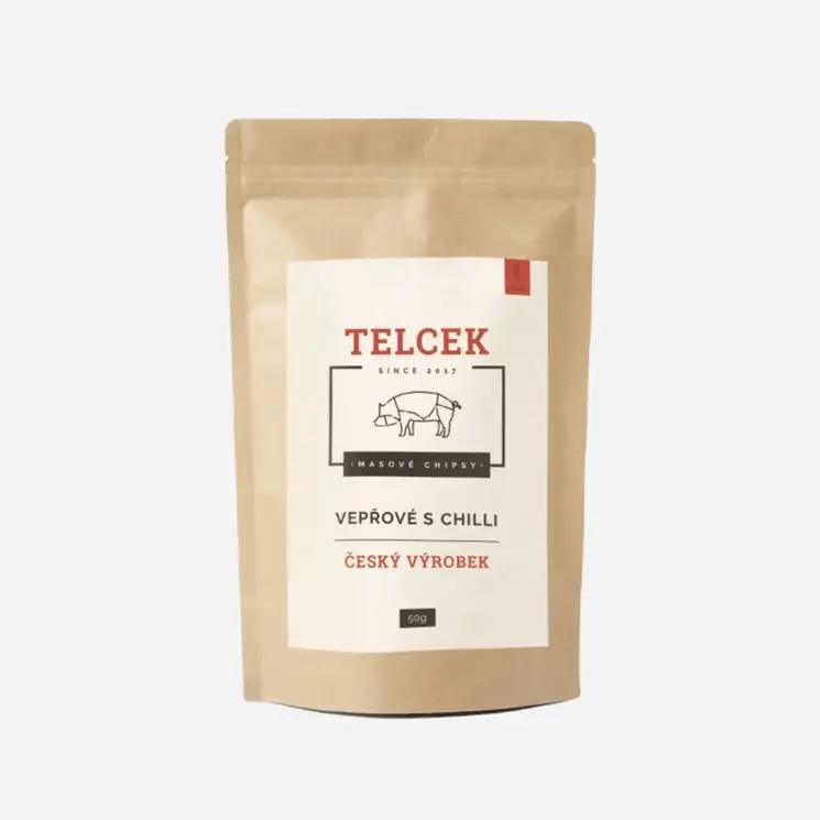 Masové vepřové chipsy chilli 6 x 50 g