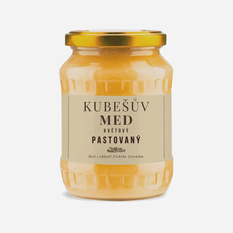 Med květový pastovaný (šlehaný)