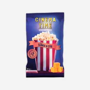 Mikrovlnný popcorn šunka a sýr 5 x 90 g