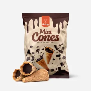 Mini kornoutky s hořkou čokoládou 6 x 150 g