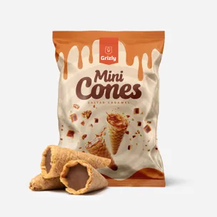 Mini kornoutky slaný karamel 6 x 150 g