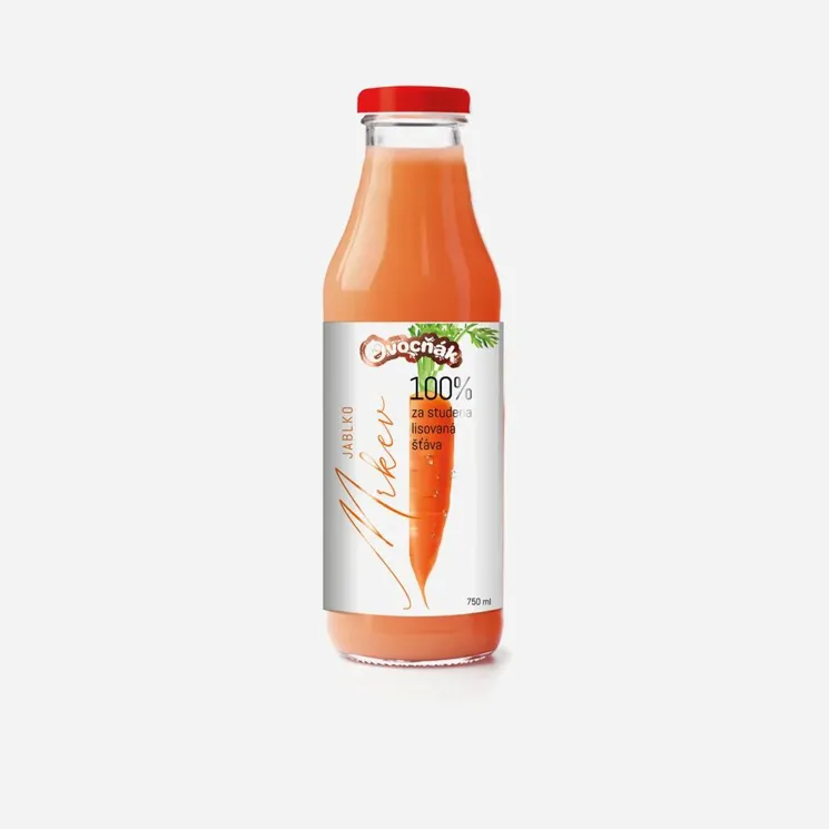 Mošt jablko a mrkev 12 x 750 ml