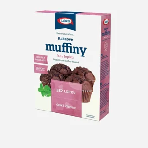 Muffiny kakaové bez lepku 6 x 300 g