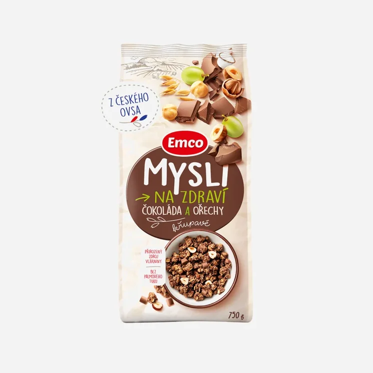 Mysli  - Čokoláda a ořechy 6 x 750 g