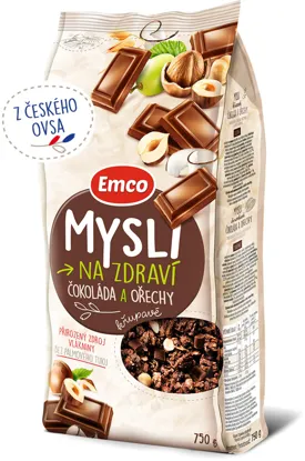 Mysli  - Čokoláda a ořechy 6 x 750 g
