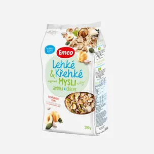 Mysli Lehké a křehké - semínka a ořechy 6 x 500 g
