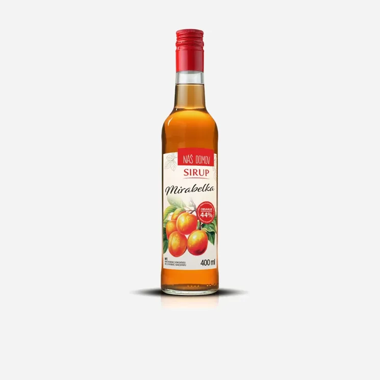 Náš domov sirup mirabelka 12 x 400 ml