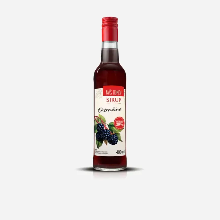 Náš domov sirup ostružina 12 x 400  ml