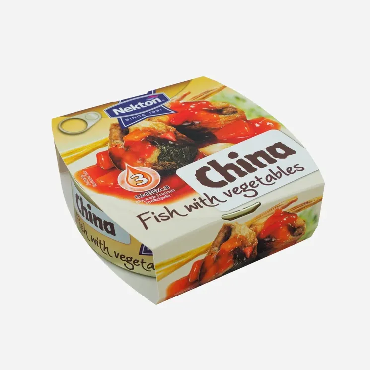 Opečená ryba se zeleninou China 6 x 200 g