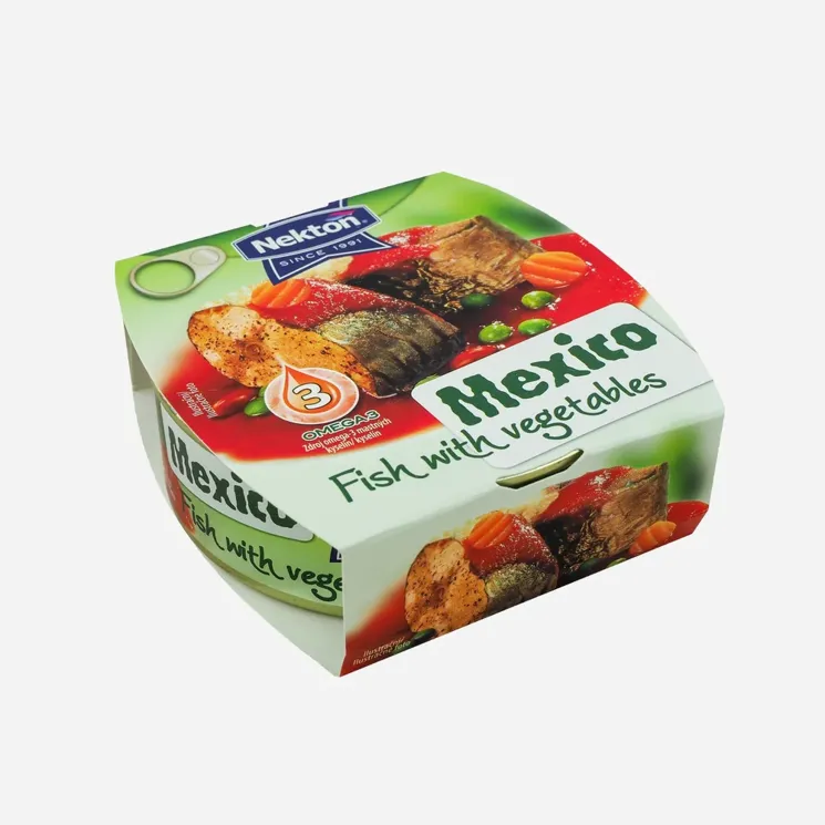 Opečená ryba se zeleninou Mexico 6 x 200 g