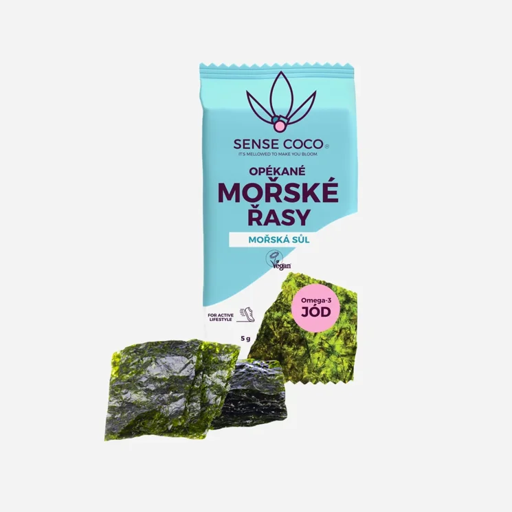 Opékané mořské řasy s mořskou solí BIO