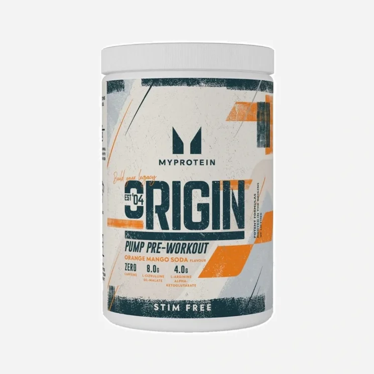 Origin Pre-Workout Stim Free Pomeranč/Mango