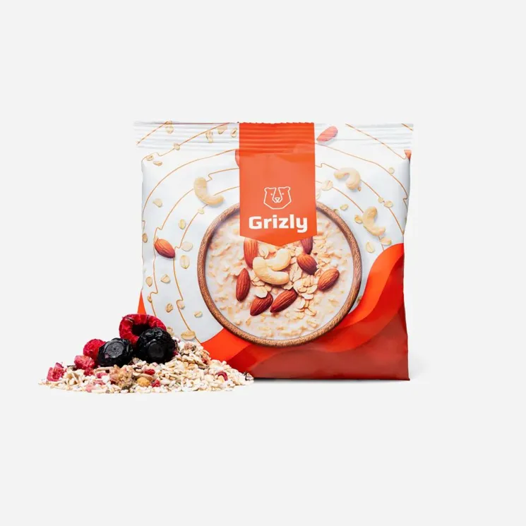Ovesná kaše malina a borůvka 6 x 60 g