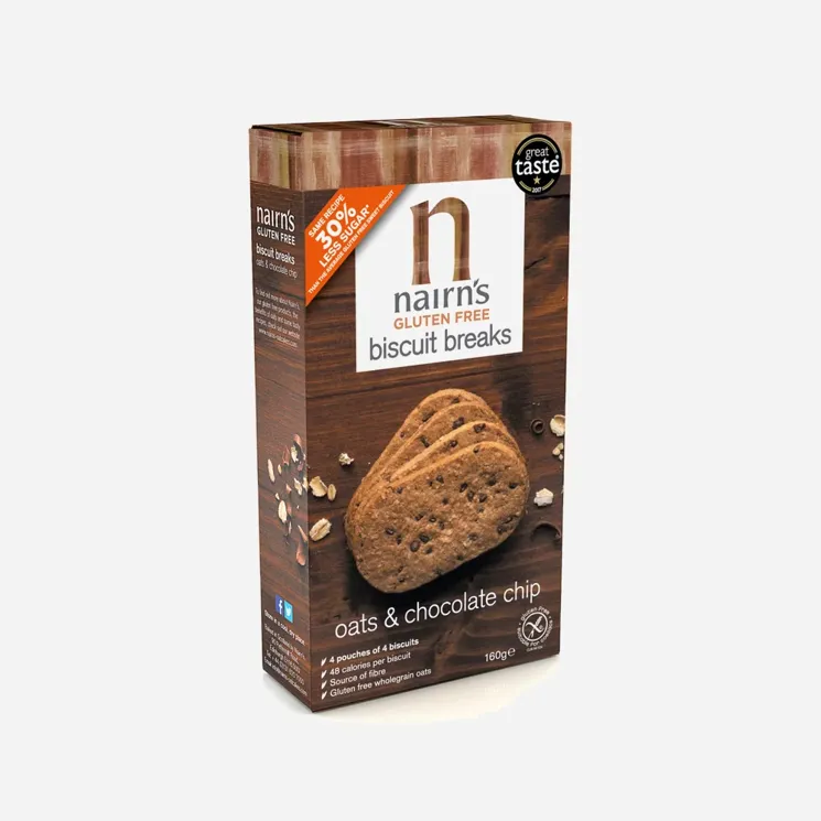 Ovesné sušenky s čokoládou 6 x 160 g
