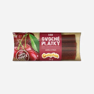 Ovocné plátky jablko a višeň