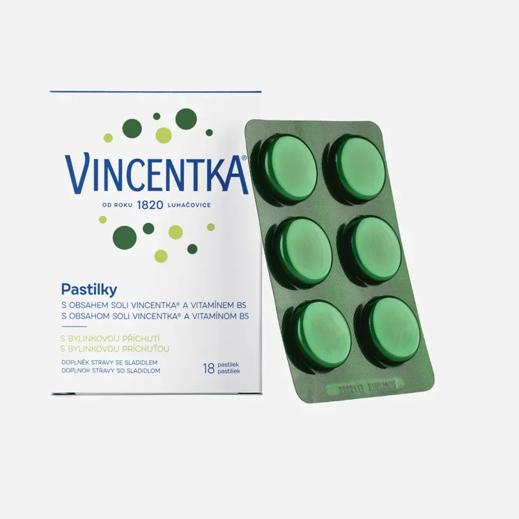 pastilky bylinné 18 tablet