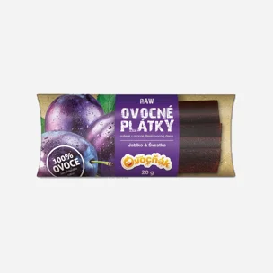 Plátky jablko - švestka