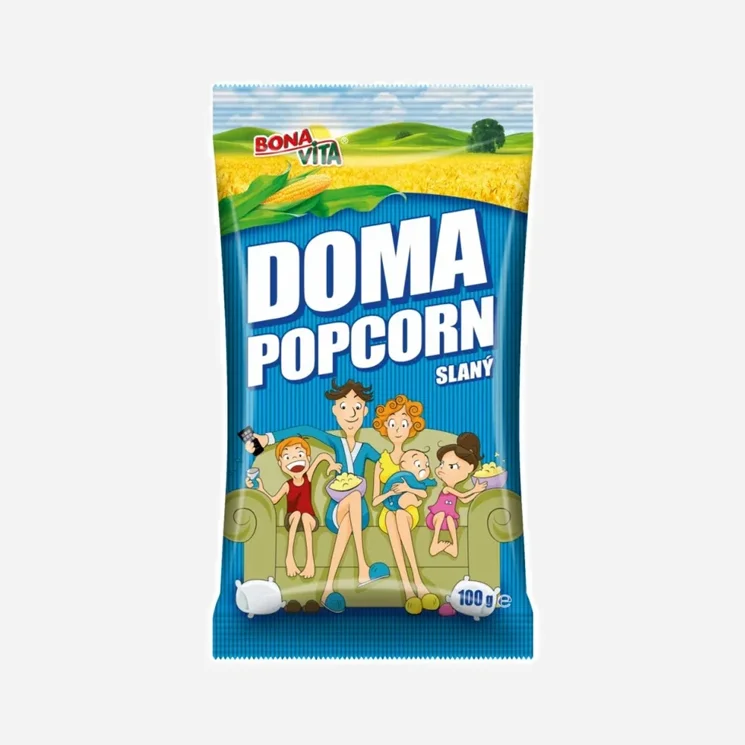 Popcorn slaný 6 x 100 g
