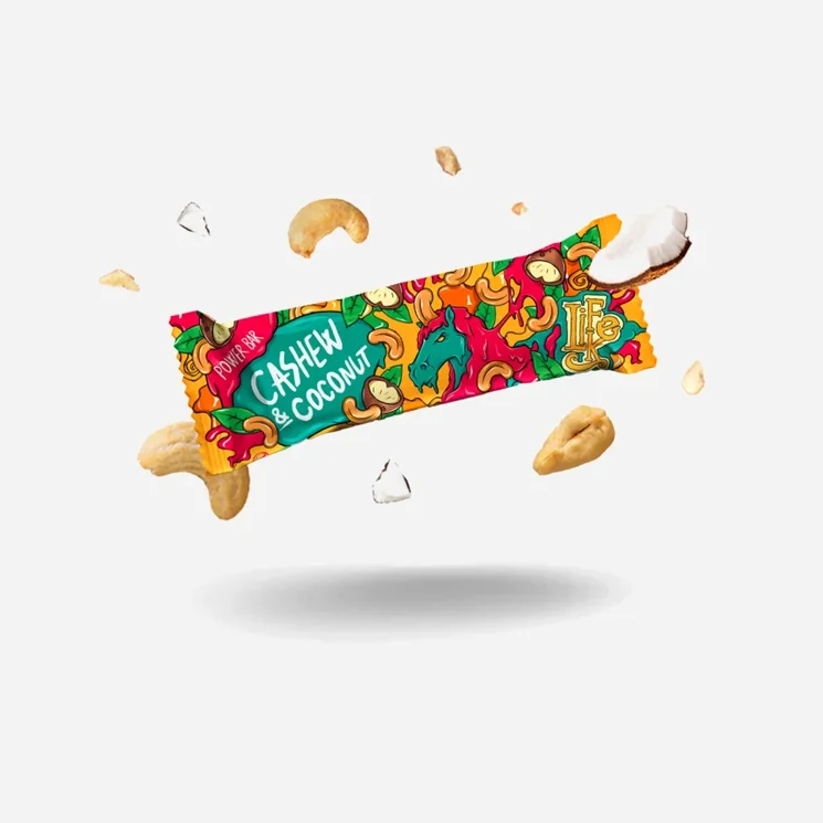 Power bar kešu a kokos 12 x 50 g