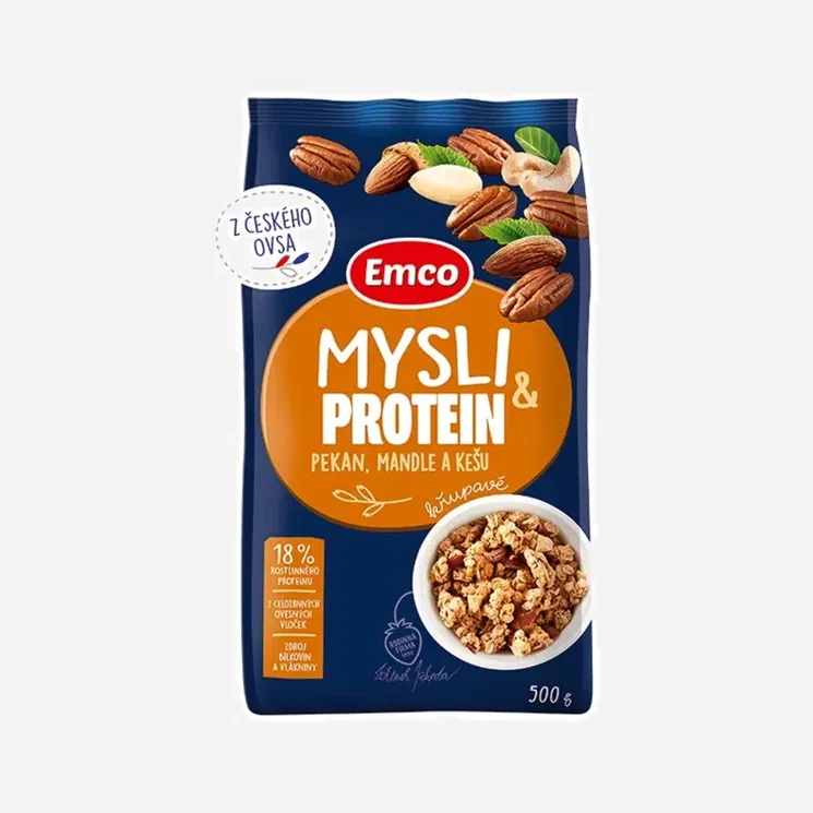Protein mysli pekan, mandle a kešu 6 x 500 g