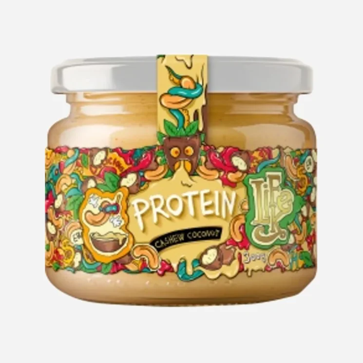 Proteinové máslo kešu/kokos
