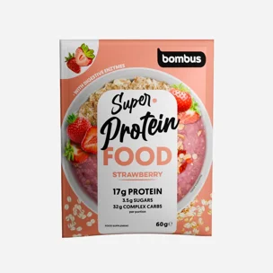 Proteinovo-sacharidová kaše s jahodovou příchutí