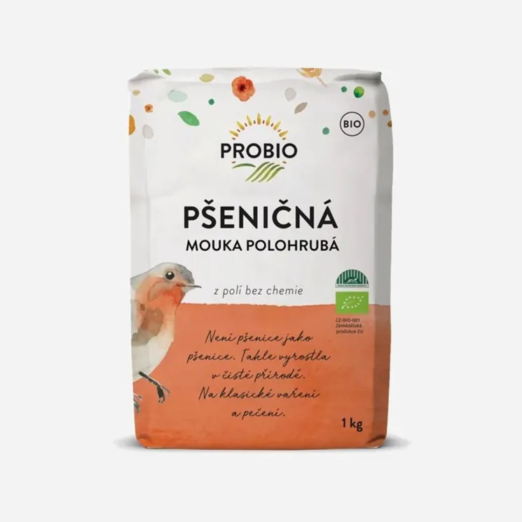 Pšeničná mouka bílá polohrubá