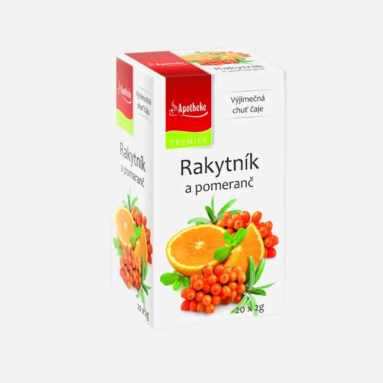 Rakytník a pomeranč 20 sáčků 6 x 40 g