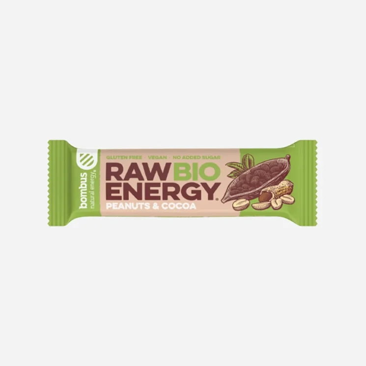 Raw ENERGY Arašídy a kakao BIO