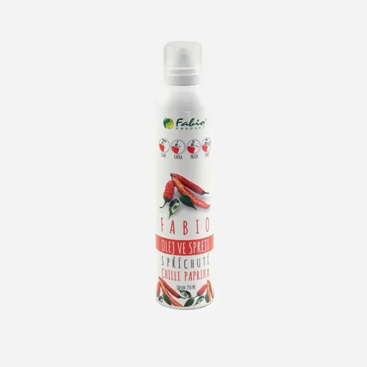 Řepkový olej ve spreji Chilli paprika 6 x 250 ml
