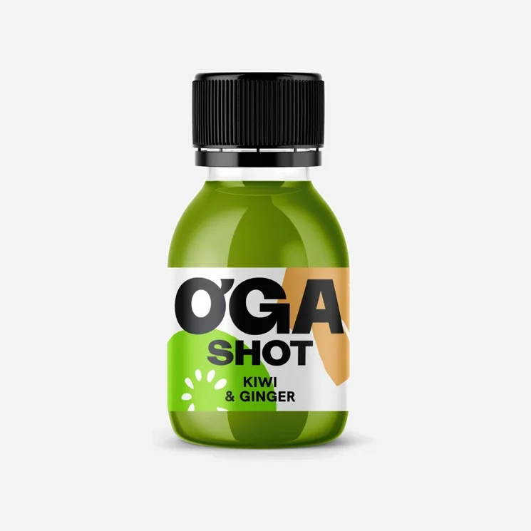 Shot kiwi a zázvor