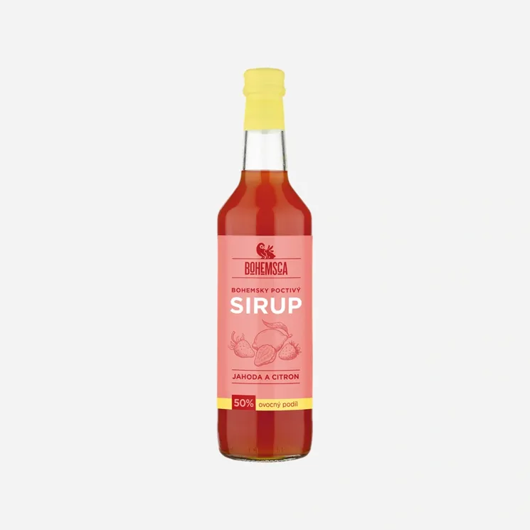 Sirup jahoda a citron